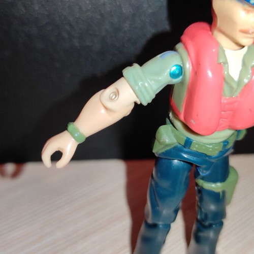 G.I.JOE Cutter (v1) 1984 action figure used, Hasbro