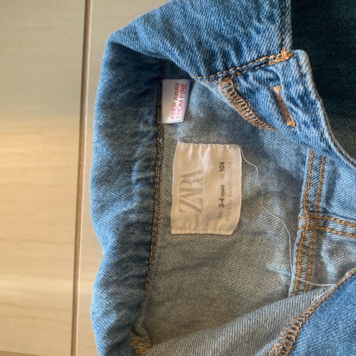 Girls' denim jumpsuit 3-4 years Zara like new