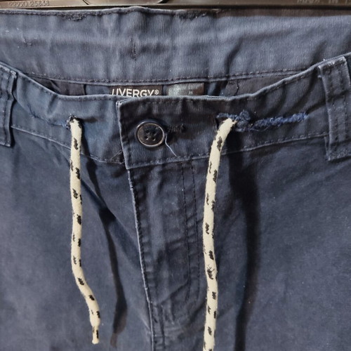Livergy men's bermuda shorts used, blue, 100% cotton, size 36