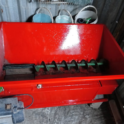 Electric grape crusher and press 70cm height, used