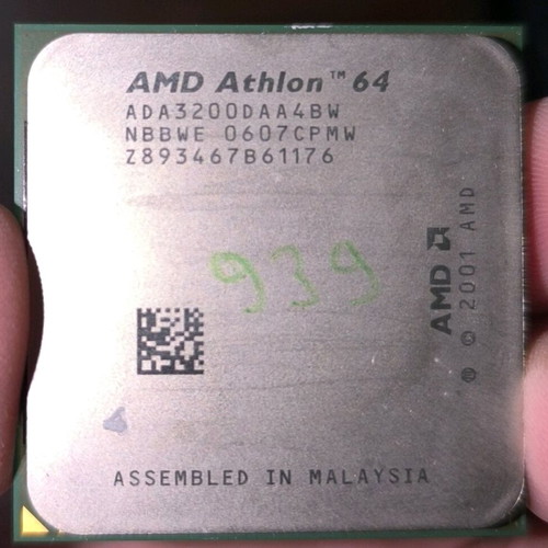 Amd Athlon 64 3200+ used, Socket 939 with factory cooler