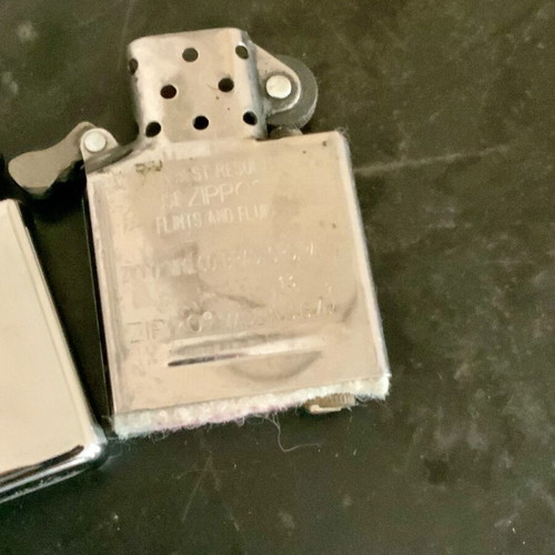Zippo High Polished Chrome lighter used with original box