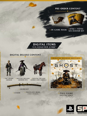 Ghost of Yotei Digital Deluxe Edition Collector’s booklet new
