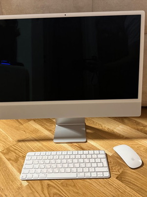 Apple iMac 24-inch with Apple M3 processor, Silver, 10-Core GPU, 512GB SSD