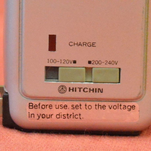 British HITCHIN electric shaver used, functional, 1960
