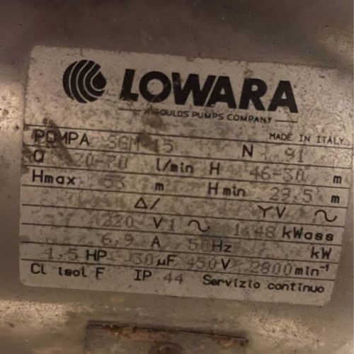 Pressure machine 60L used, stainless steel