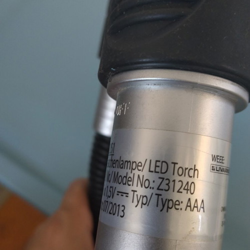 Flashlight like new, ideal for outdoor, fishing, camping