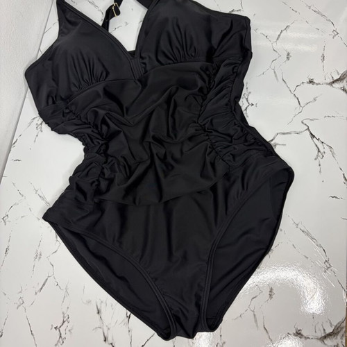 Black one-piece swimsuit size 2XL like new