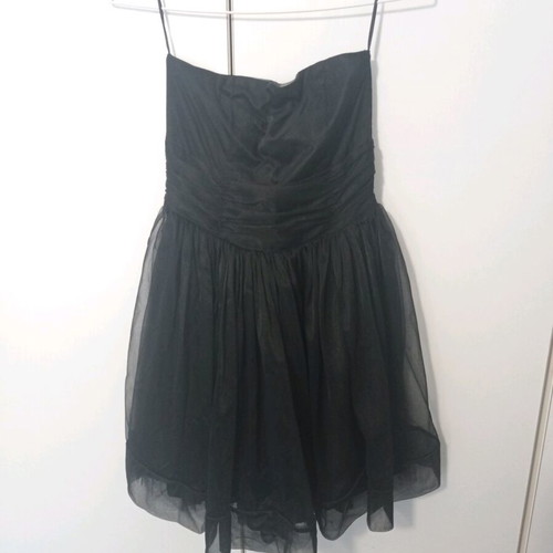 Φόρεμα στραπλες H&M μαύρο σαν καινούργιο με τούλινη φούστα