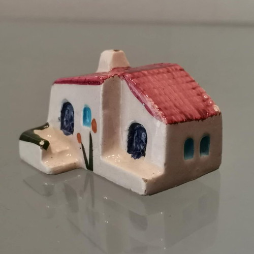 Handmade ceramic souvenirs used, pack of 3, vintage