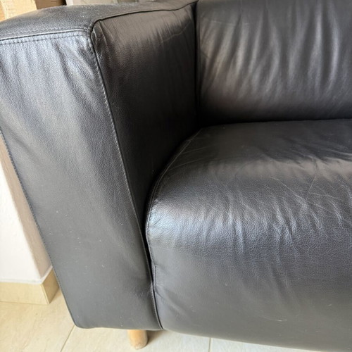 Ikea leather sofa
