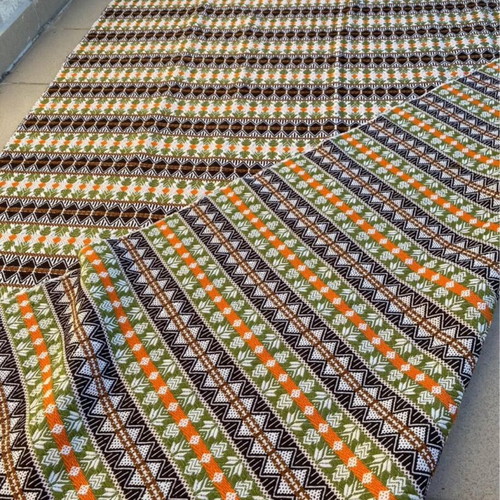 Traditional woven fabric unused, size 2.10x1.40 m