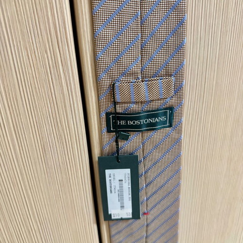 The Bostonians Tie new with tag, beige and gray