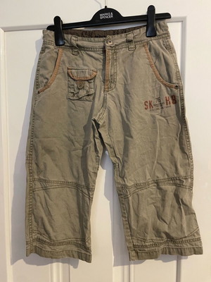 Zara Skhuaban vintage βερμούδες αγοριών χακί, ηλικία 13-14, καλή κατάσταση