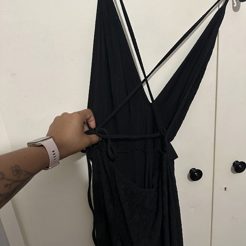 Jumpsuit black like new, one size