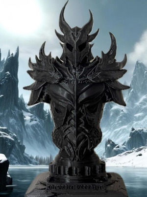 Skyrim Daedric Armor Bust 21cm new