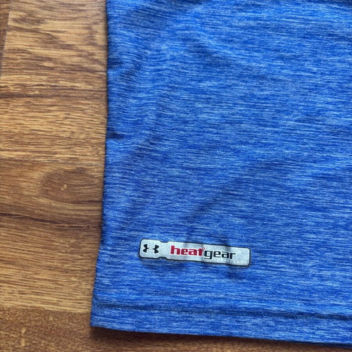 Under Armour Compression Heatgear blue fitted shirt like new