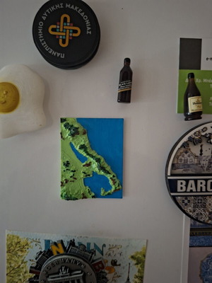 3D Magnet Map custom size, like new