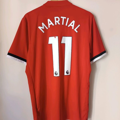 Manchester United Martial 2017/2018 home jersey size L like new