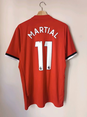 Manchester United Martial 2017/2018 home jersey size L like new