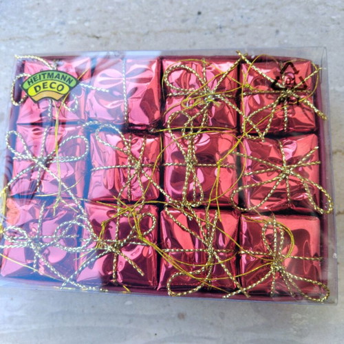 Christmas ornaments new, set of 4 pieces