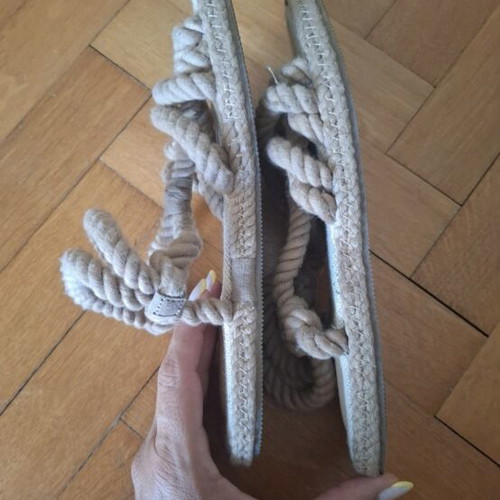 H&M boho sandals like new, beige, size 36