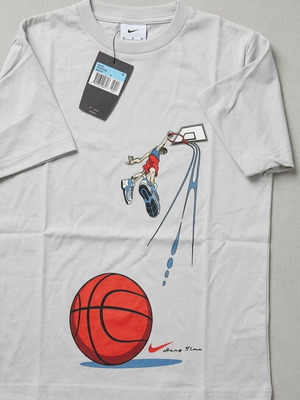 Nike 90s παιδικό μπλουζάκι αυθεντικό, γκρι, 140 cm, καινούργιο