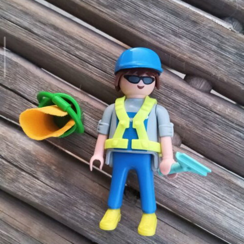 Playmobil window cleaner figure used