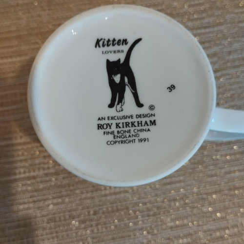 Roy Kirkham collectible mug, made in England, 370 ml