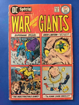 DC Special War Against the Giants 19 comic used, English