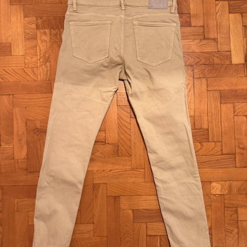 Mango beige pants size M like new, elastic legs