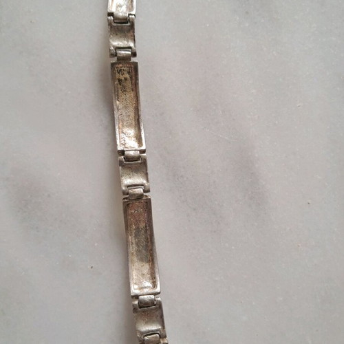 Men's silver bracelet used