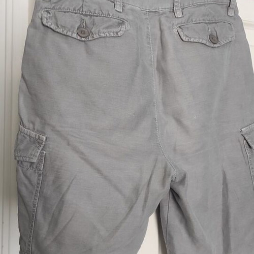 Hartford linen cotton shorts new, ice gray, size 44IT