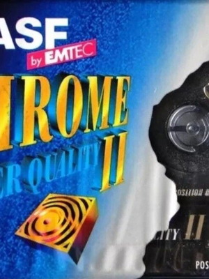 BASF by EMTEC Chrome Super Quality II 90 audio cassette new, sealed