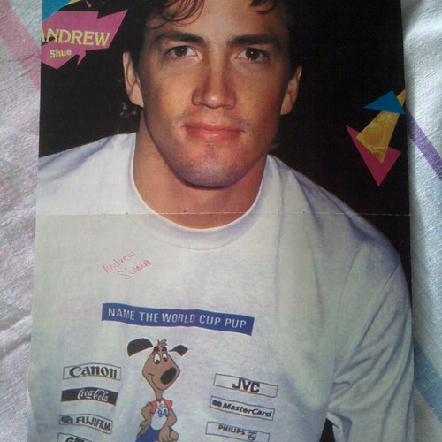 Melrose Place (Andrew Shue) & Bon Jovi poster used