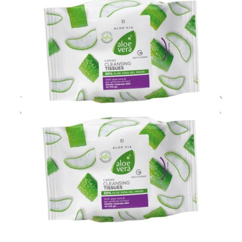Aloe Vera Caring Cleansing Tissues set new, 2 pcs