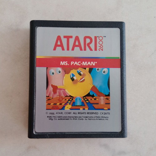 Ms.Pac Man Atari 2600 cartridge like new, PAL version
