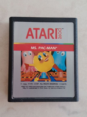 Ms.Pac Man Atari 2600 cartridge like new, PAL version