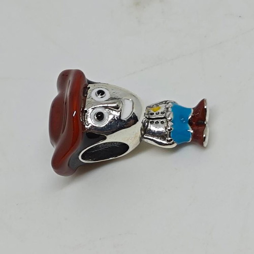 Disney Pixar Toy Story Woody Silver Charm bead like new