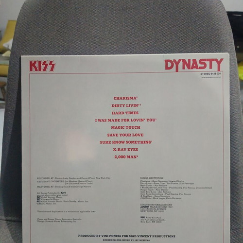 KISS Dynasty LP original 1979 Holland edition like new