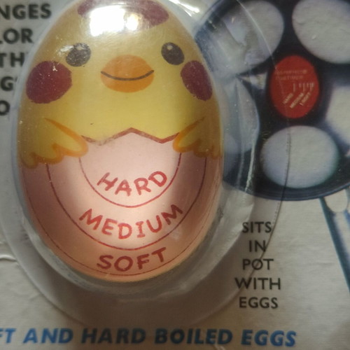 Egg Boiling Timer with Color Change Indicator