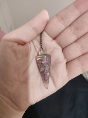 Orgone Lepidolite Pendulum like new