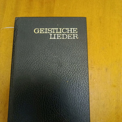 Geistliche Lieder religious hymns book used, hardcover