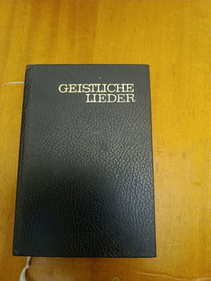 Geistliche Lieder βιβλίο θρησκευτικών ύμνων μεταχειρισμένο, σκληρόδετο