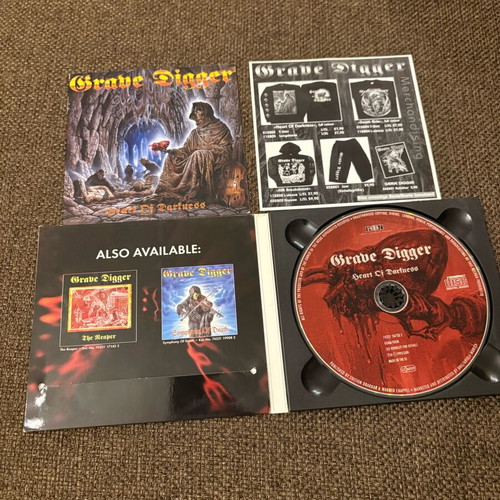 Grave Digger Heart of Darkness CD limited edition used with bonus tracks