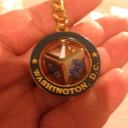 Washington DC keychain new with Capitol images