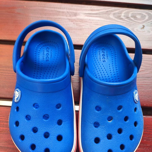 Crocs παιδικά C9 μπλε μεταχειρισμένα