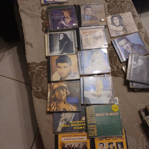 130 authentic Greek music CDs