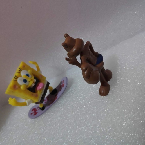 Spongebob Squarepants figure set like new, 8 collectible characters