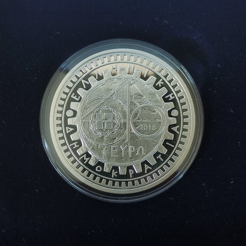 Silver collector coin Archimedes 10 euro 2015 new